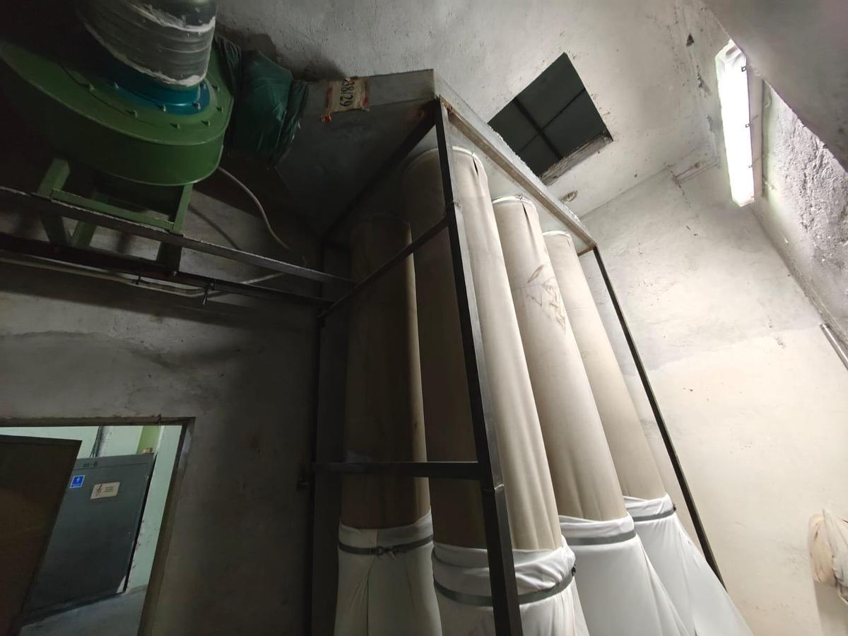 Used LAMPERTI Shearing Machine - Year 1997, working width 2200 mm