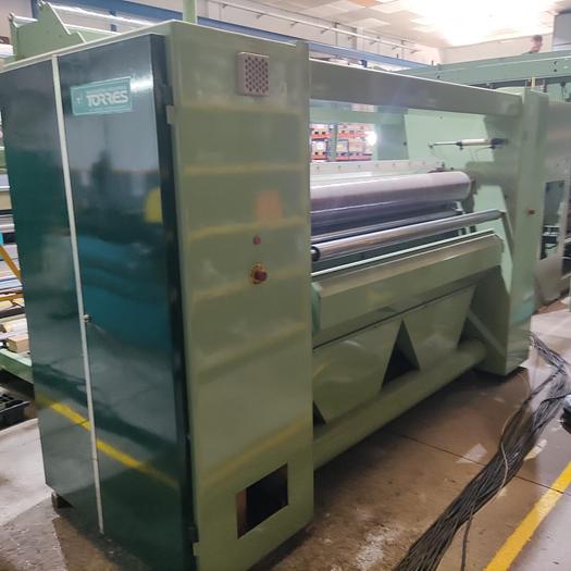 Used Emerizing machine TORRES Micropunt working width 1800 mm