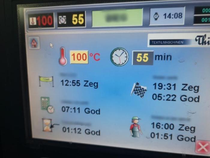 Autoclave tintura bobina hilo THIES