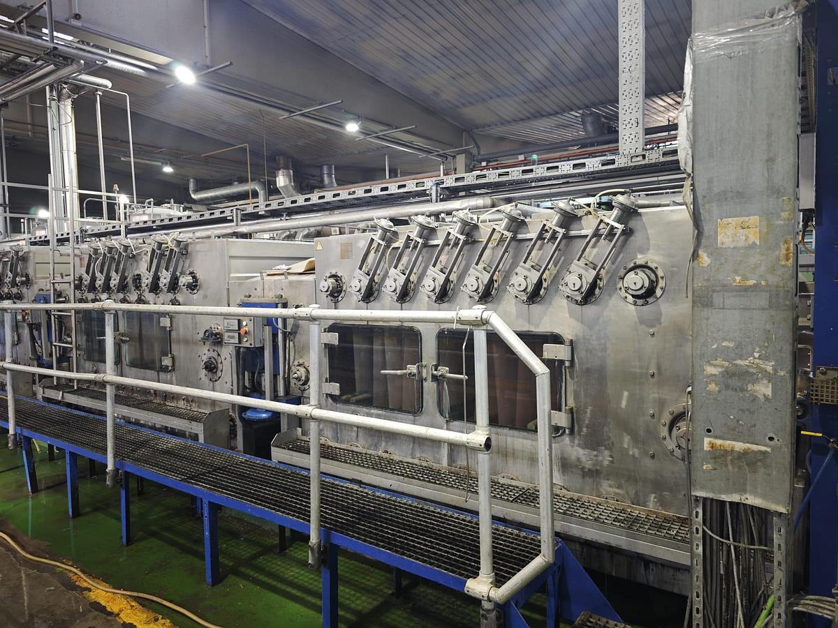 Used BRUGMAN Mercerizing - 1997, working width 1800 mm