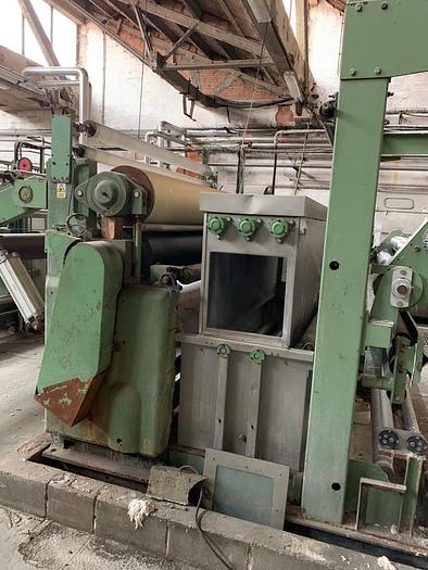 Used BEAM WINDER ROLLING MACHINE  1800 mm with padder