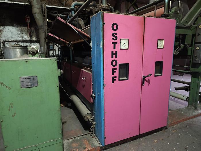 Osthoff singeing general view textile machine