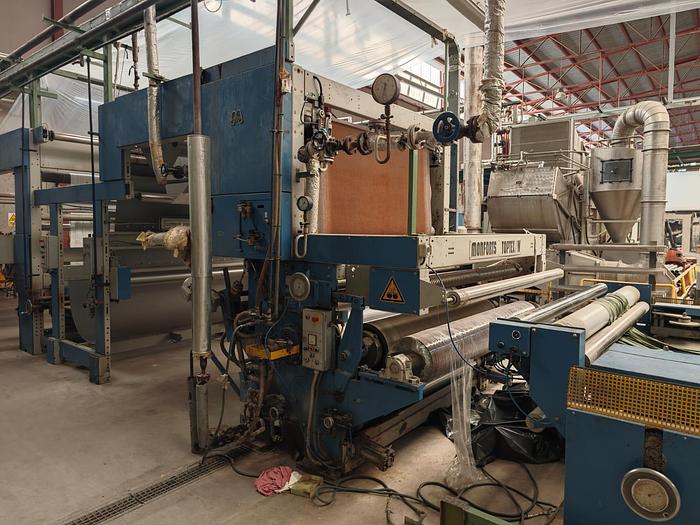 Used MONFORTS Sanforizing machine for sale - 1998 year, 1800 mm