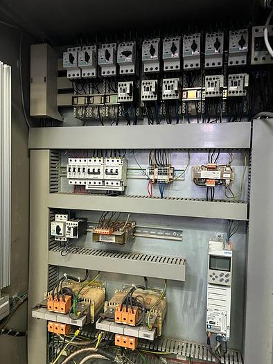 Inside Electric panel of THIES JIGGER