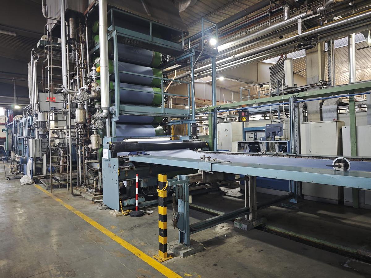 Used MONFORTS Sanforizing for Denim fabrics, working width 1800 mm