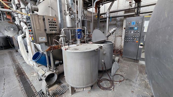 Used Dyeing MCS MF4XJ for TERRY fabrics year 2002 capacity 800 Kgs