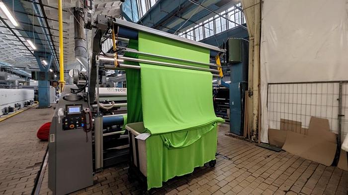 Exit view of UNITECH Stenter EVO RED8, 2019, industrial textile machine