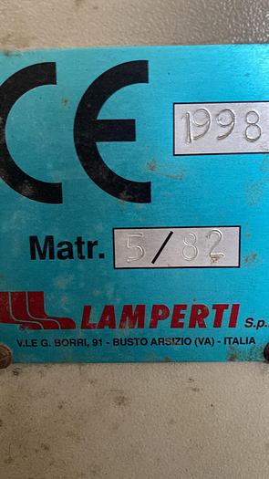 Used LAMPERTI Raising machine year 1990 working width 3000 mm