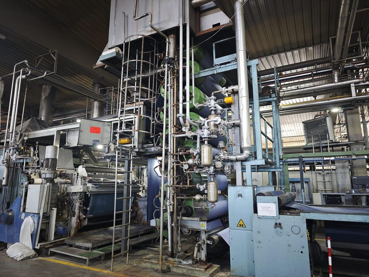 Used MONFORTS Sanforizing for Denim fabrics, working width 1800 mm