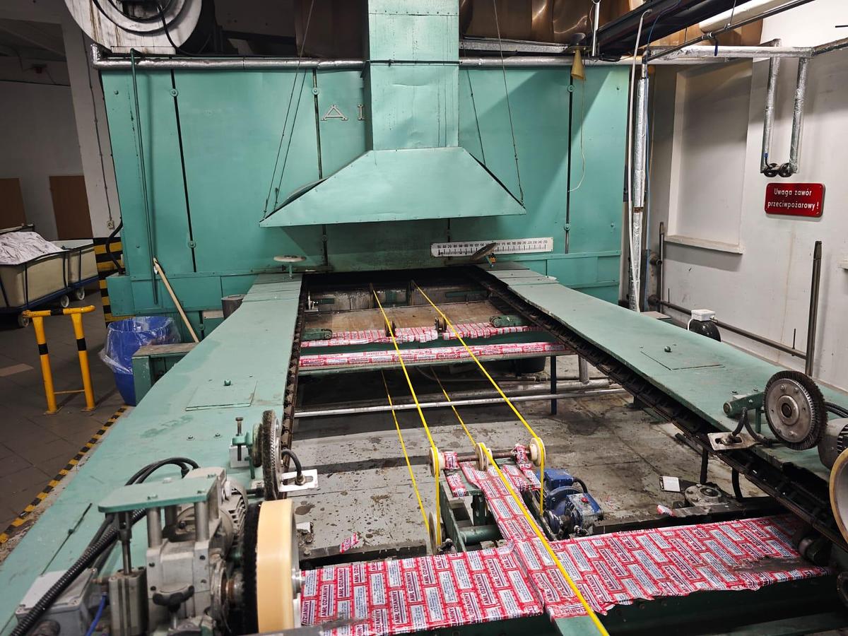 Used ALEA Stenter, working width 1800 mm, fully reaconditioned in 2019