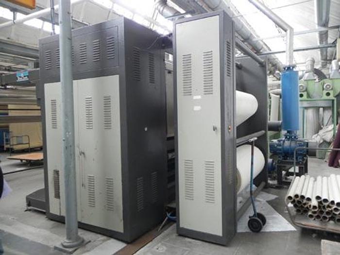 Used MARIO CROSTA Discontinuos decatizing machine year 1995 working width 1600 mm