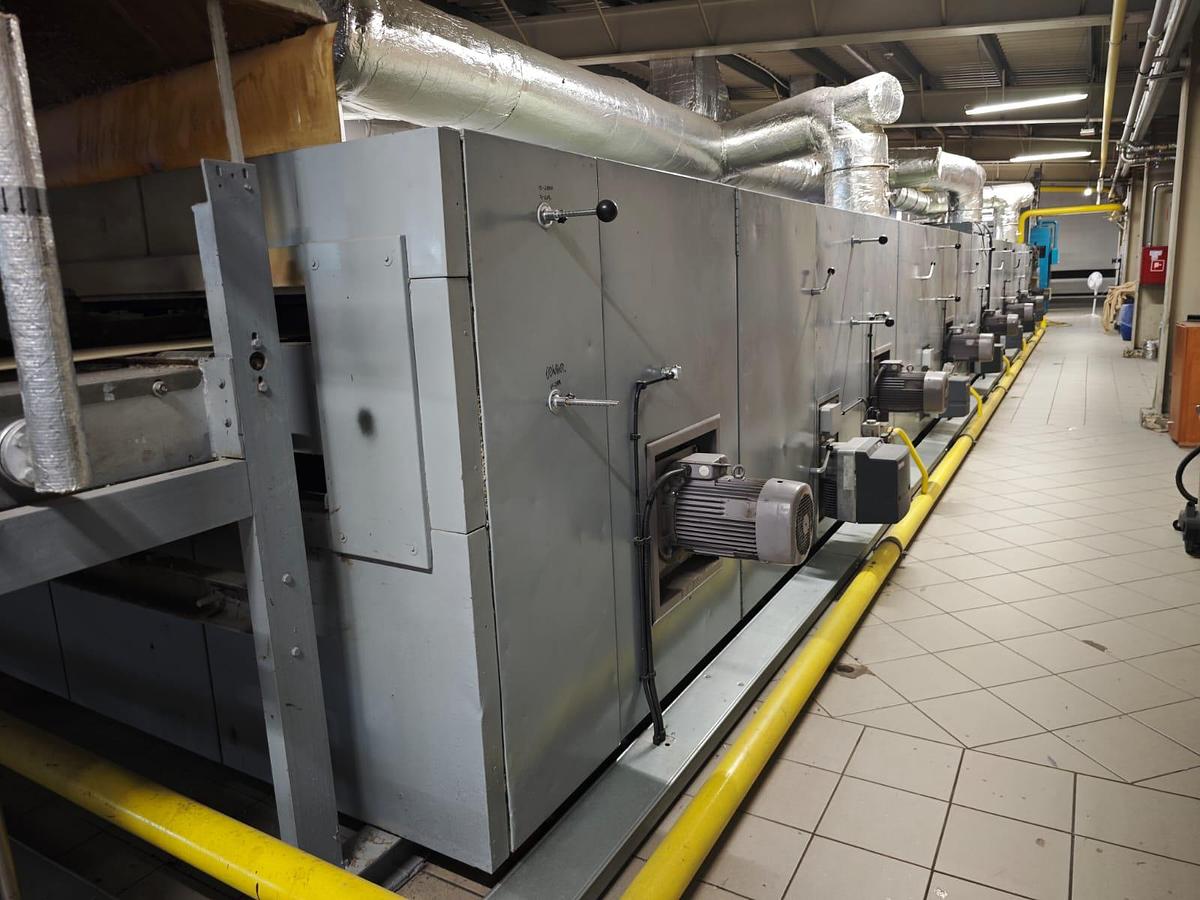 Used BRUCKNER Stenter, working width 2200 mm, fully renewed in 2019