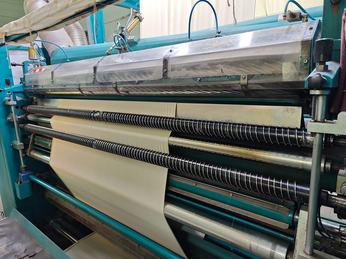 Used LAMPERTI Shearing Machine - Year 1997, working width 2200 mm