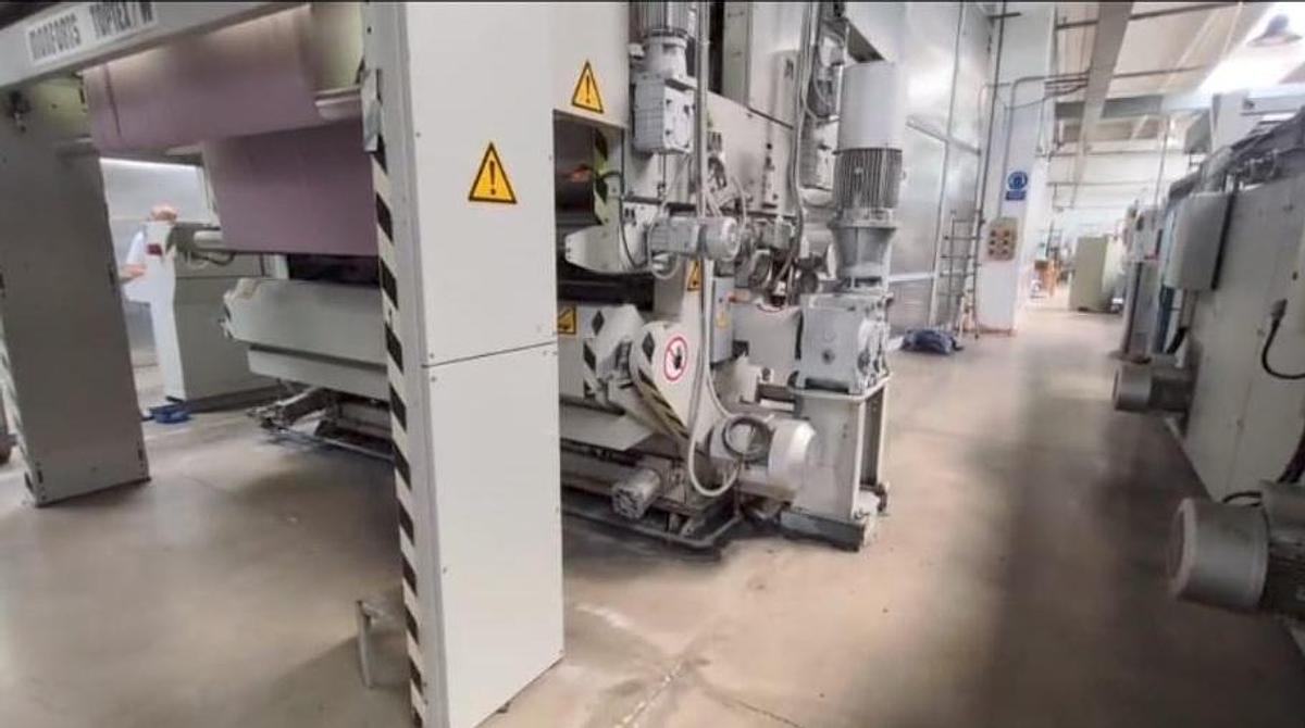 Used MONFORTS TOPTEX Sanforizing Machine - Year 2003, working width 2400 mm