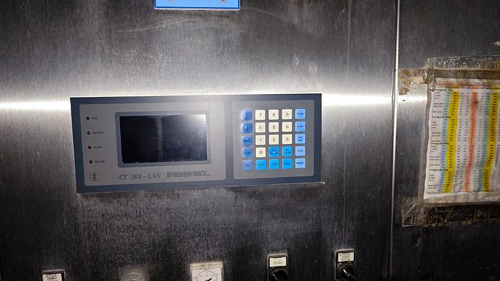 Used MCS dyeing machine with Termoelectronica CT301 programmer, available for sale
