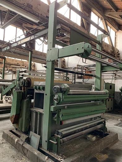 Used BEAM WINDER ROLLING MACHINE  1800 mm with padder