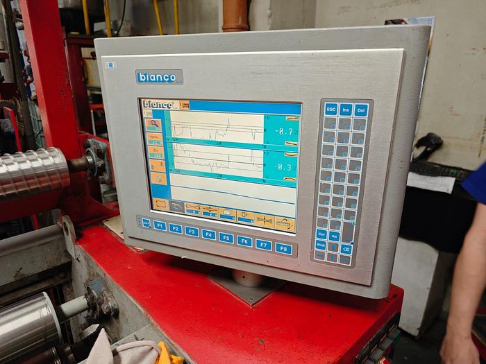 MUZZI STENTER, control panel for Weft Straightener BIANCO