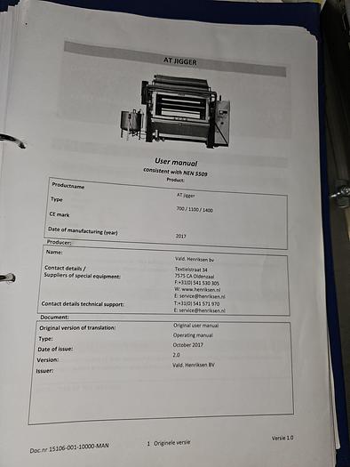 Used JIGGER HENRIKSEN year 2021 width 3200 mm