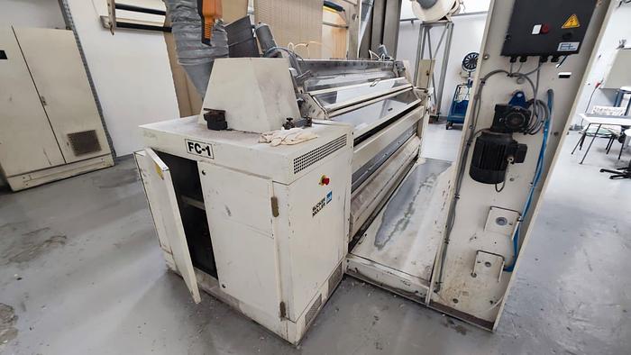 Used Shearing machine SUCKER MULLER year 1998 working width 2200 mm