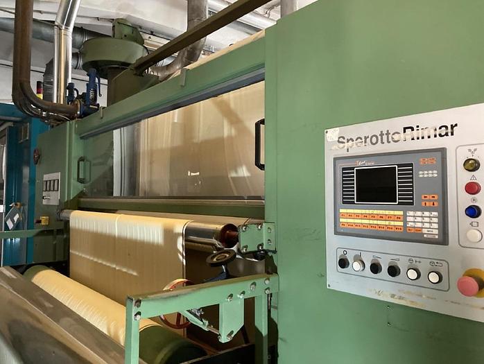 Used Continuos Decatizing Machine SPEROTTO RIMAR - 2001 Year, working Width 1800 mm