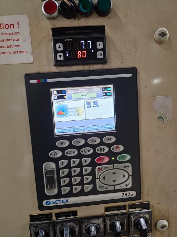 Used THIES Dyeing Machine THIES TRD DS XL - Year 2004, Capacity 400 Kg