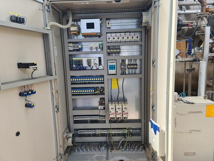 Technical components and connections of THIES JET TRD dyeing machine for industrial dyeing