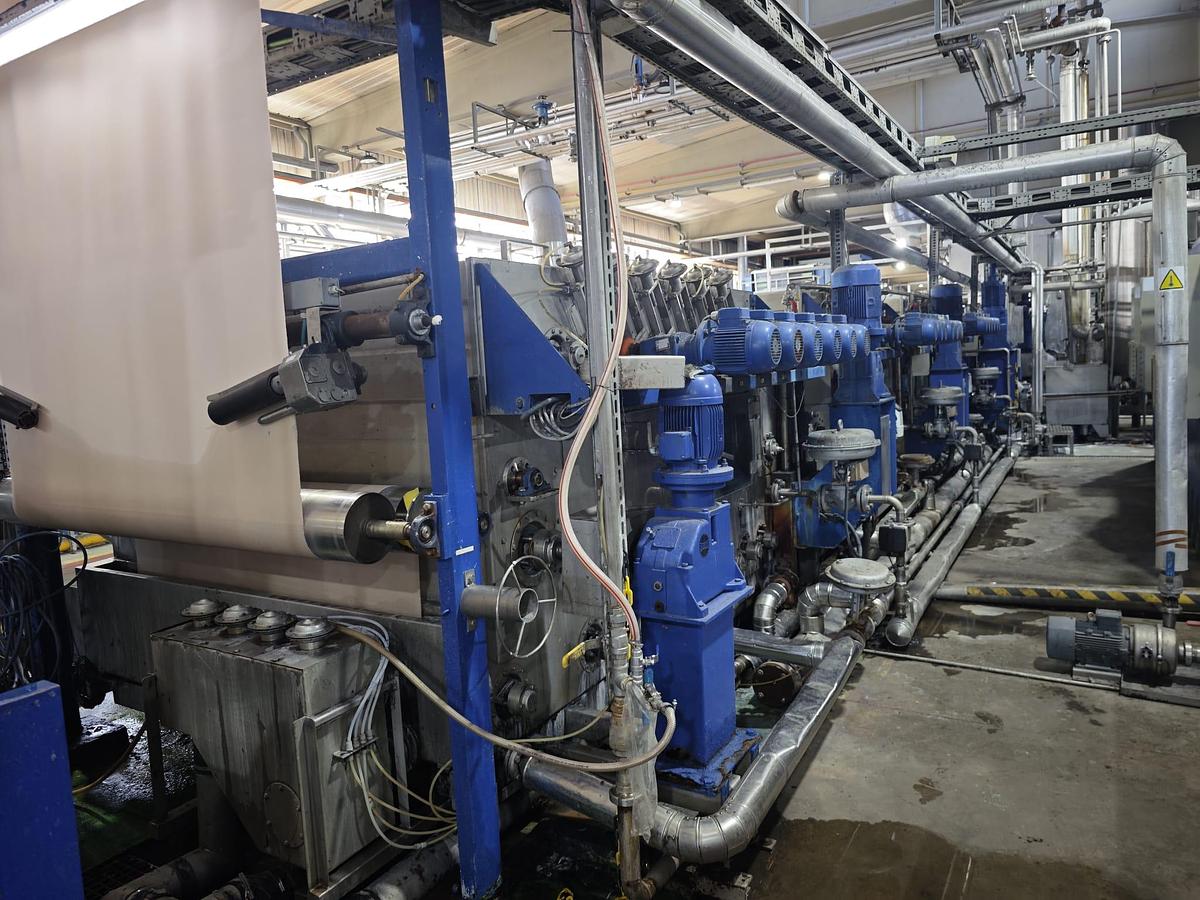 Used BRUGMAN Mercerizing - 1997, working width 1800 mm