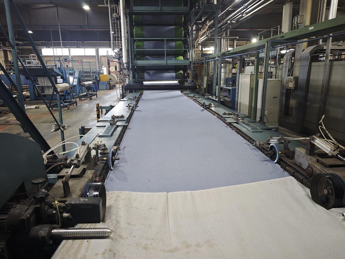 Used MONFORTS Sanforizing for Denim fabrics, working width 1800 mm