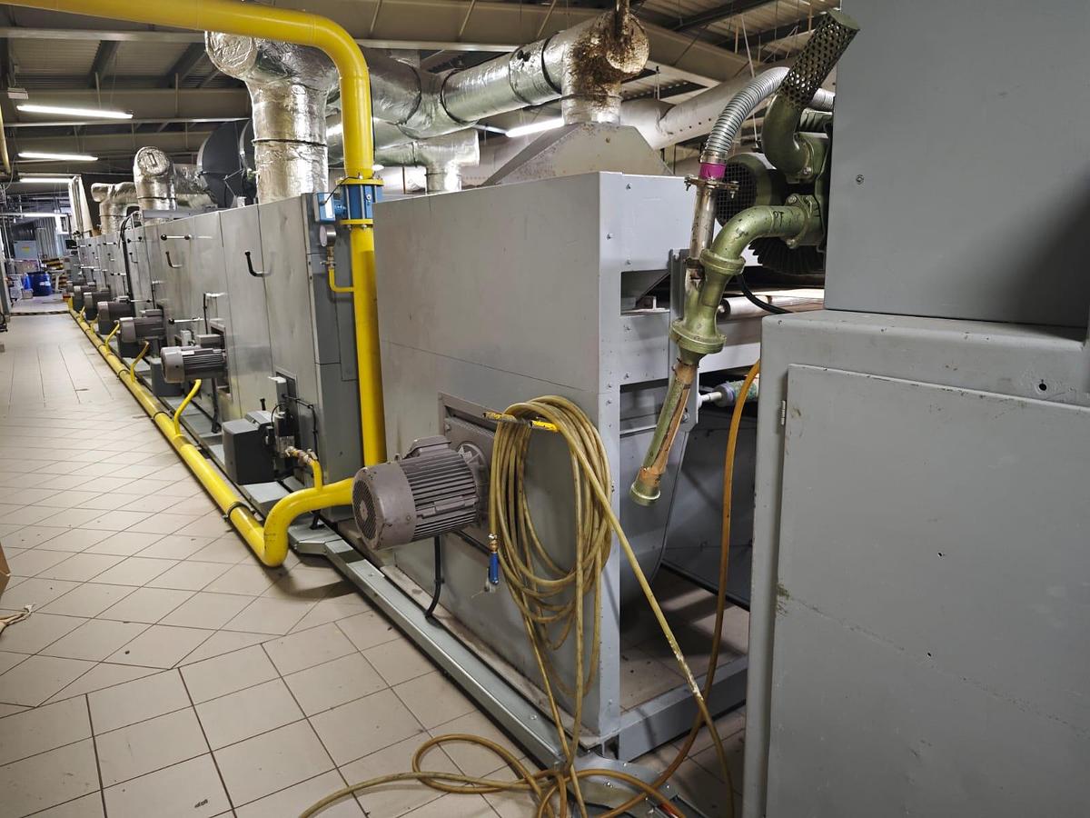 Used BRUCKNER Stenter, working width 2200 mm, fully renewed in 2019