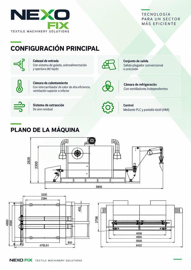 Used HEAT SETTING machine for TUBULAR FABRICS