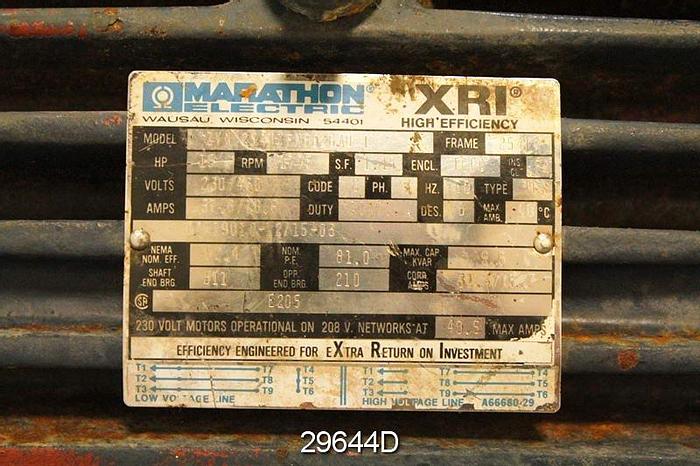 Used Marathon ZVN254TTFN6026AB L 15 Hp-1775Rpm Ac Motor #29644