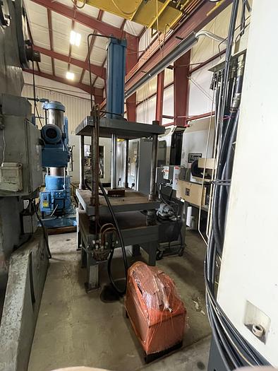 Used CUSTOM BUILT 50 TON(ESTIMATING TONNAGE) HYDRAULIC 4 POST PRESS