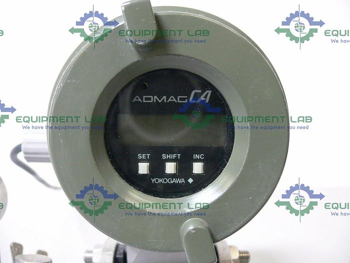 Used Yokogawa ADMAG CA CA115SN Magnetic Flowmeter w/ 3/4" Sanitary Fittings & Anderson Gauge
