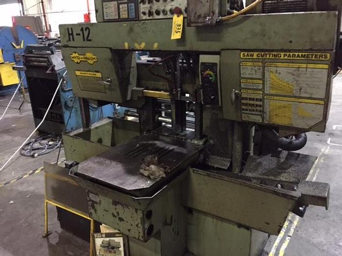 Used 12 x 12 HYD-MECH AUTOMATIC HORIZONTAL BAND SAW