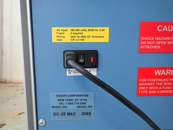 Used Daxor BVA-100 Model SC-25 Mk2 Blood Volume Analyzer