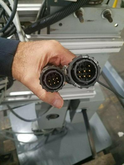 Used Double Motorized Stock Material Reel Payoff with Paper Interleaf