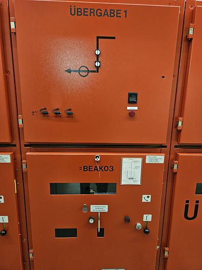 Used 1993 Siemens 88J20  10 kV Switchgear