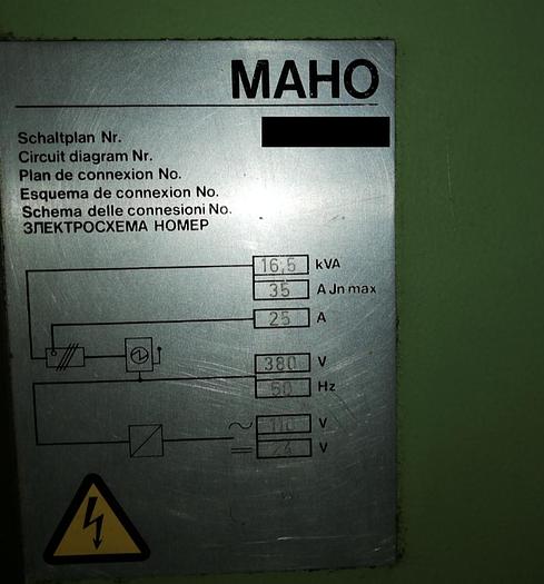 Used 1991 MAHO MH 600 C