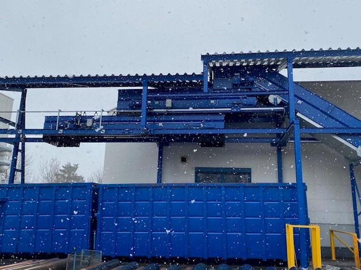 Used 2018  Huber RHIHPV 120 Conveyor System with Loading Bunker