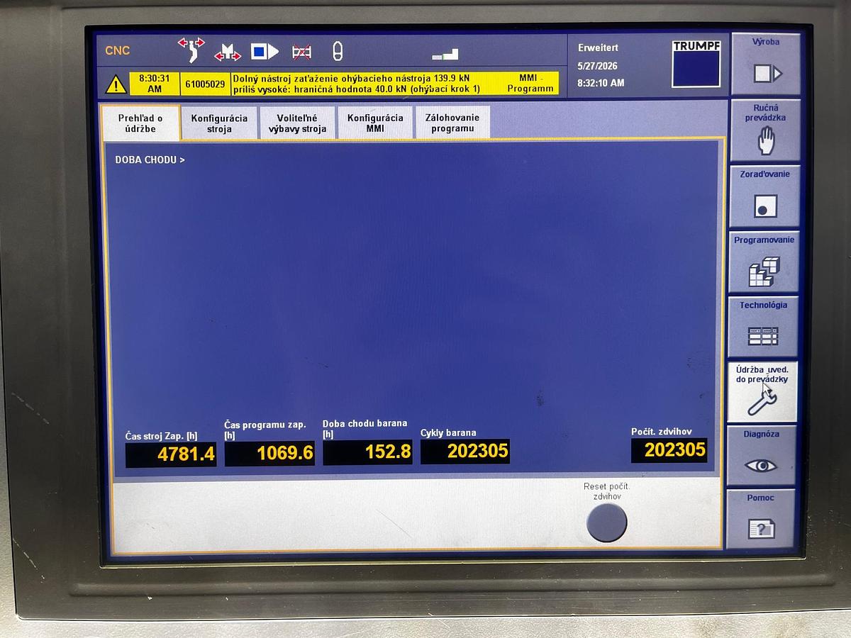 Used 2018 Trumpf TruBend 7036