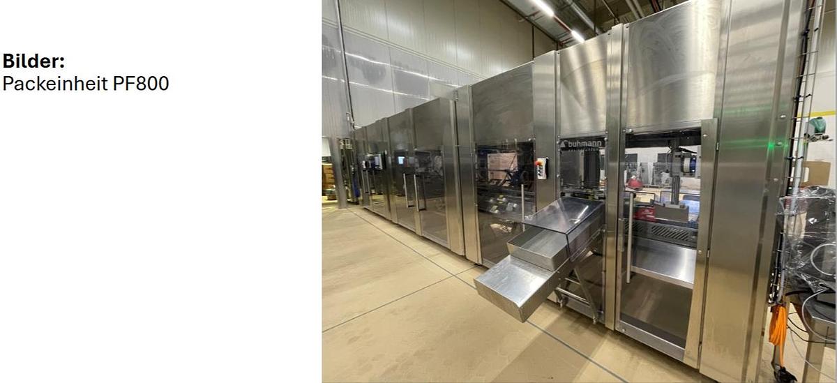 Used 2016 Buhmann Case Packer for Glass Jars with C300 Carton Erector – Wrap-Around Trays