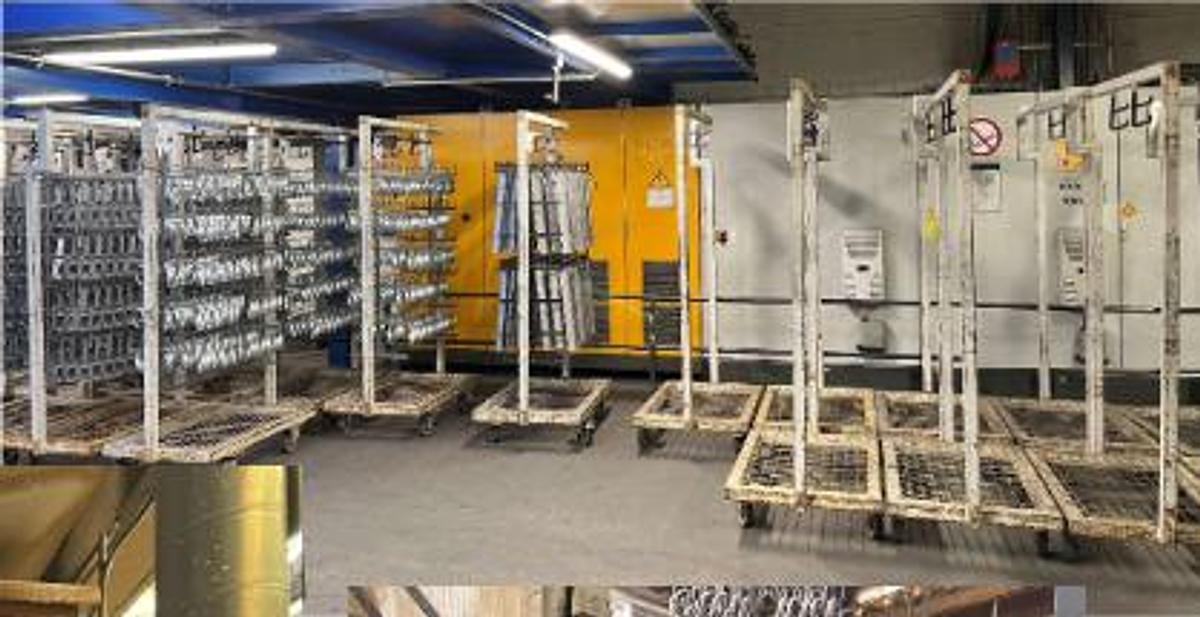 Used 1982 Heiche Complete KTL Cathodic Dip Coating Line