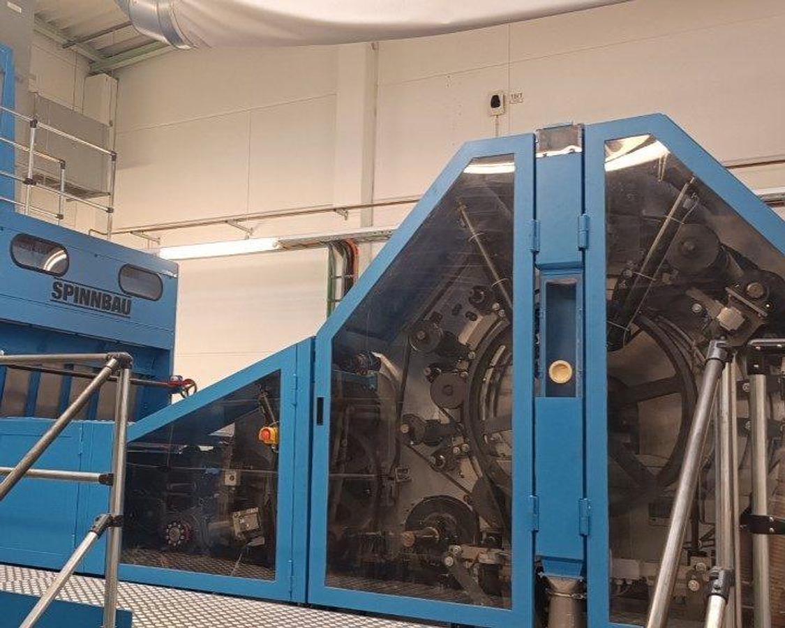 Used 2012 Spinnbau  Carding Machine Feeder  & Autefa Cross Lapper