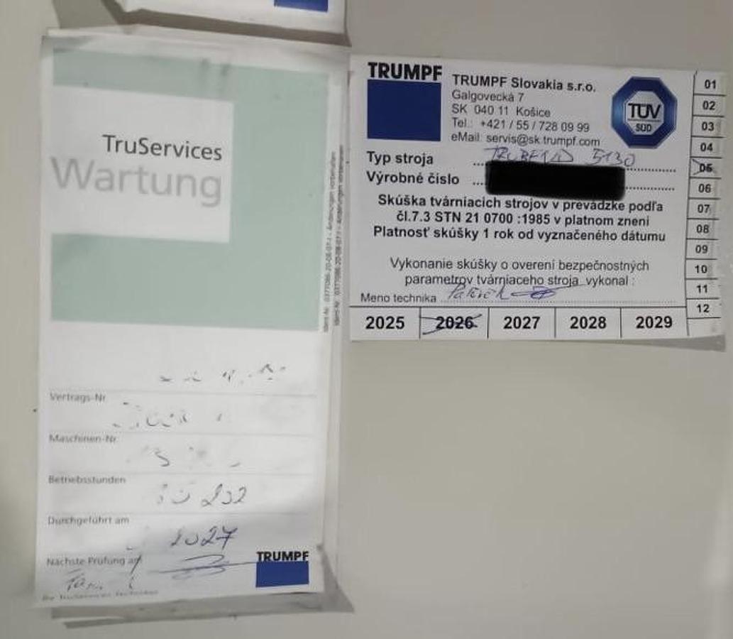 Used 2007 Trumpf TruBend 5130