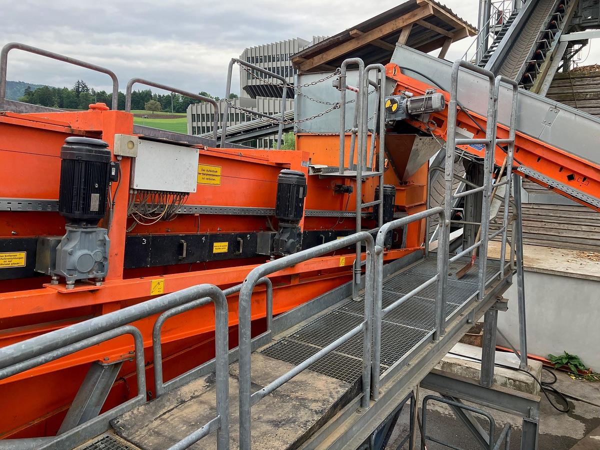 Used 2012 Komptech Multistar 2-SE Stationary Star Screen – Complete Screening Plant with Conveyors, Walkways and Steinert Magnet