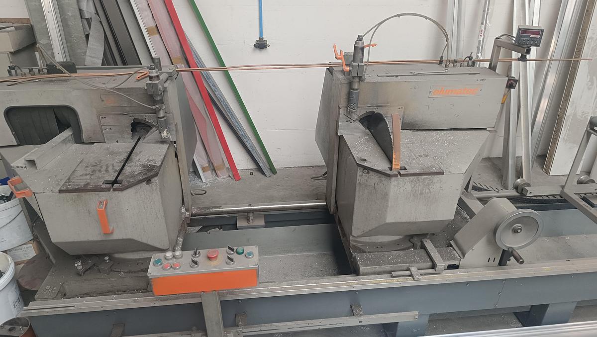 Used 1992 Elumatec DG 104 Double Mitre Saw