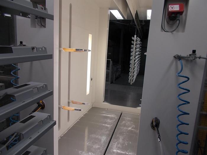 Used Leutenegger and Frei Complete powder coating line