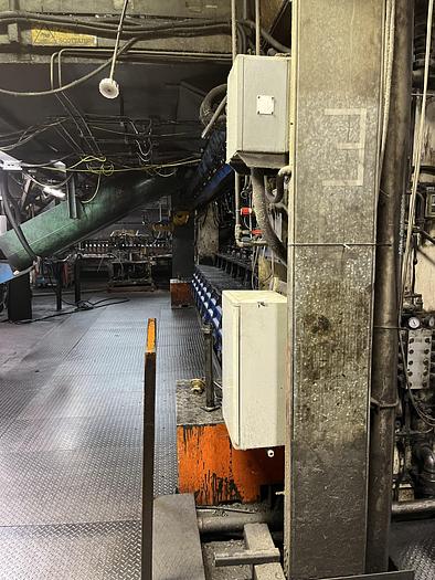 Used EMHART IS10 - EF 5 1/2 '' DG LH Hotend glass production line