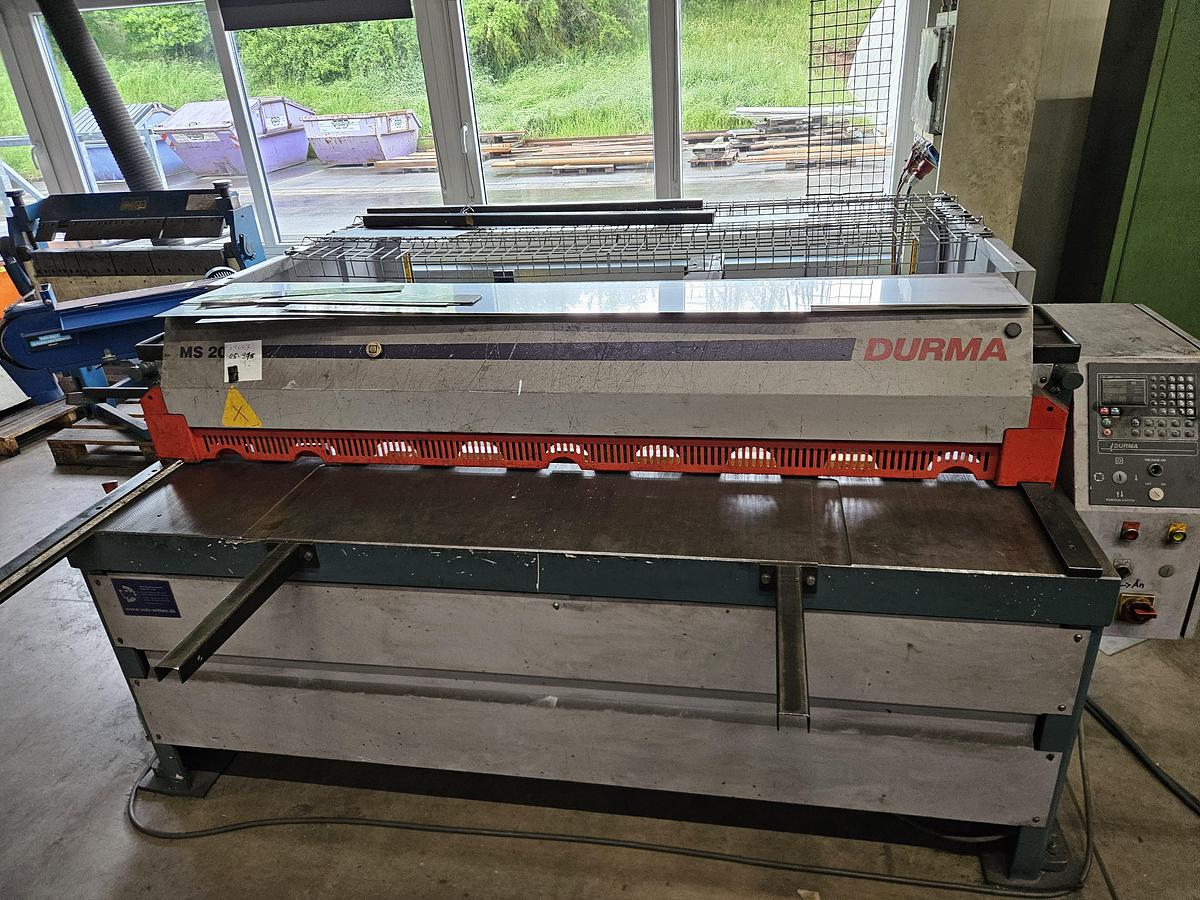 Used 2014 Durma MS 2003 Guillotine Shear
