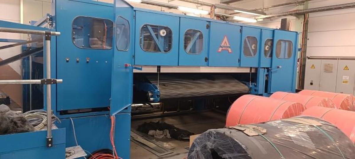 Used 2012 Spinnbau  Carding Machine Feeder  & Autefa Cross Lapper